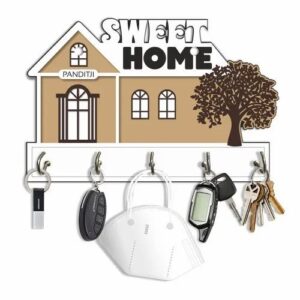 "Elegantly Crafted Wooden Key Holders: Organize with Style"