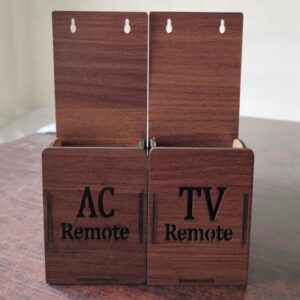 Wooden Remote Control Stand Remote Holder for Tvs And Air Conditioner Wall Mounted