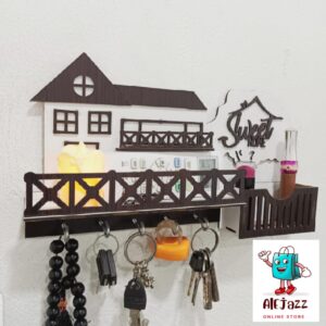 sweet home mobile & key holder