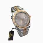 Classic Two-Tone Gold & Silver Luxury Watch – Jubilee Bracelet with Date Complication - Image 3