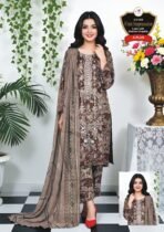 Women's Premium 3 Piece Printed Lawn Suit with Chiffon Dupatta | Unstitched Summer Collection