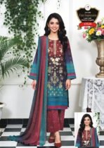 Women's Premium 3 Piece Printed Lawn Suit with Chiffon Dupatta | Unstitched Summer Collection