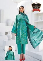 Women's Premium 3 Piece Printed Lawn Suit with Chiffon Dupatta | Unstitched Summer Collection
