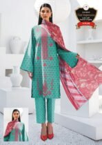 Women's Premium 3 Piece Printed Lawn Suit with Chiffon Dupatta | Unstitched Summer Collection