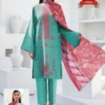 Women's Premium 3 Piece Printed Lawn Suit with Chiffon Dupatta | Unstitched Summer Collection