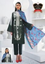 Women's Premium 3 Piece Printed Lawn Suit with Chiffon Dupatta | Unstitched Summer Collection