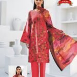 Women's Premium 3 Piece Printed Lawn Suit with Chiffon Dupatta | Unstitched Summer Collection