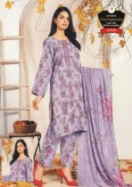 Women's Premium 3 Piece Printed Lawn Suit with Chiffon Dupatta | Unstitched Summer Collection