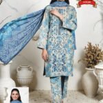 Women's Premium 3 Piece Printed Lawn Suit with Chiffon Dupatta | Unstitched Summer Collection