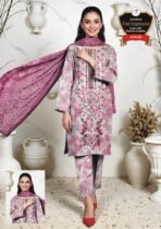 Premium Women's 3 Piece Lawn Suit with Chiffon Dupatta