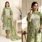 Luxury Air jet Slub Lawn Print Shirt Air jet Slub Lawn Print Dupatta Digital Air jet Slub Lawn Print Trouser 🥰❤️