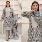 Luxury Air jet Slub Lawn Print Shirt Air jet Slub Lawn Print Dupatta Digital Air jet Slub Lawn Print Trouser 🥰❤️