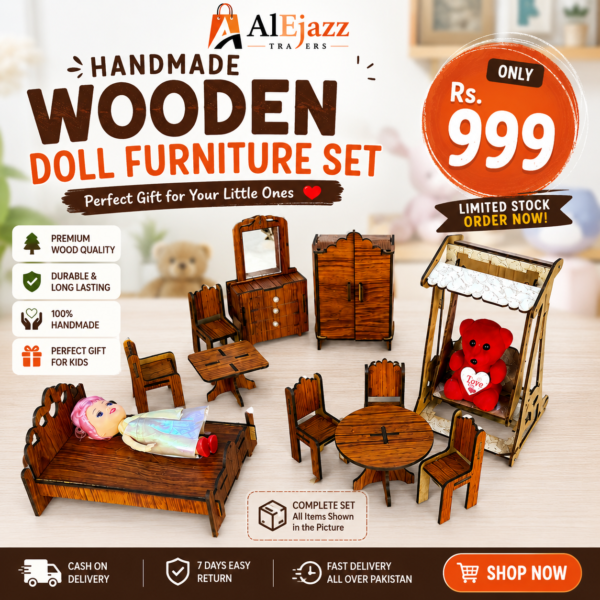 Doll Bedroom Furniture Set (𝗕𝗘𝗦𝗧 𝗗𝗘𝗔𝗟)